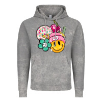 Cloud Rock smiley face and school elementary Vintage Hoodie - MaliasSmallBusiness