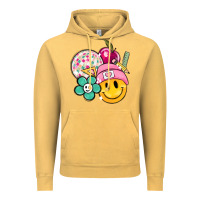 Vintage Mustard smiley face and school elementary Vintage Hoodie - MaliasSmallBusiness