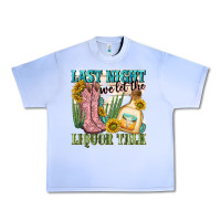 Grape Ice last night we let the liquar talk Urban Heavy Tee - NancyCooperArtShop