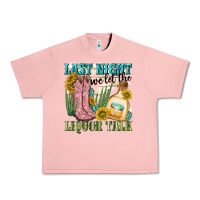 Salmon last night we let the liquar talk Urban Heavy Tee - NancyCooperArtShop