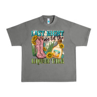 Tornado last night we let the liquar talk Urban Heavy Tee - NancyCooperArtShop
