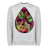 Heather Grey Hispanic Heritage Heavyweight Sweatshirt - BundleAndBundleShop