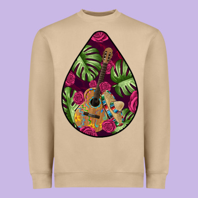 Hispanic Heritage Heavyweight Sweatshirt Designed By Bundleandbundleshop