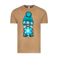 Vintage Camel winter gnome with snowflake Vintage Tee - NancyCooperArtShop