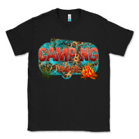 Black camping vibes Classic Tee - NancyCooperArtShop