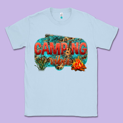 Camping Vibes Classic Tee Designed By Nancycooperartshop