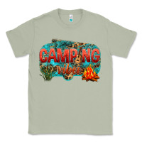 Matcha camping vibes Classic Tee - NancyCooperArtShop