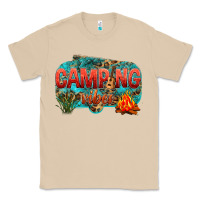 Mushroom camping vibes Classic Tee - NancyCooperArtShop