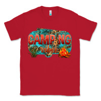Red camping vibes Classic Tee - NancyCooperArtShop