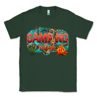 Sports Green camping vibes Classic Tee - NancyCooperArtShop