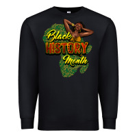 Black Black History Month Premium Sweatshirt - HowdyJamesFarm