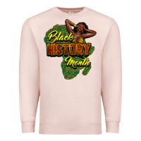 Pale Pink Black History Month Premium Sweatshirt - HowdyJamesFarm