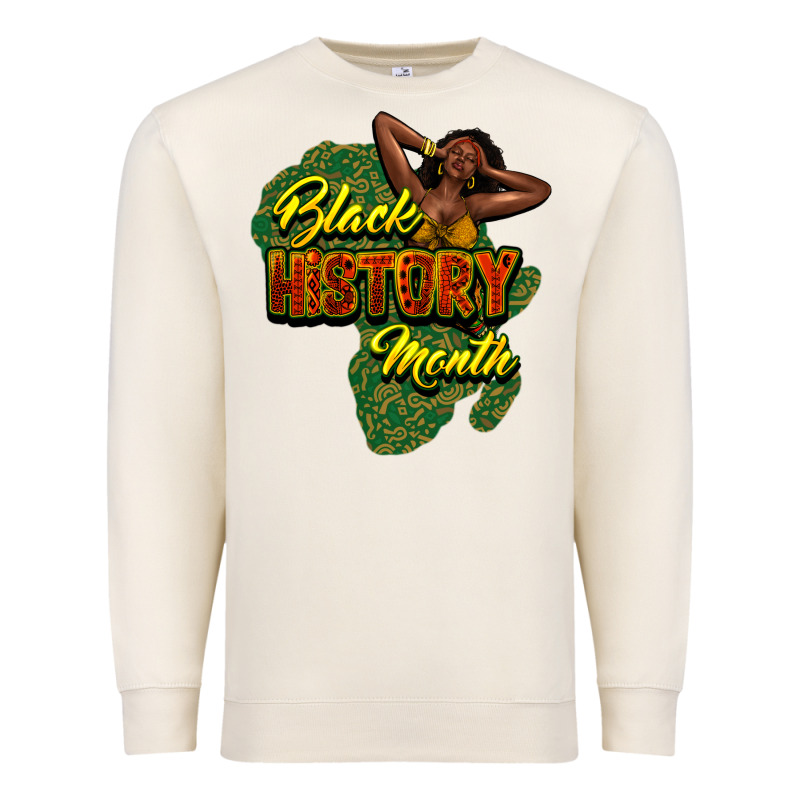 Black History Month Premium Sweatshirt by HowdyJamesFarm | Teevron