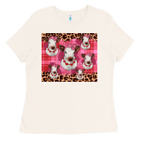 Bone calf valentines tumbler Ladies Tee - JahusDesignShop