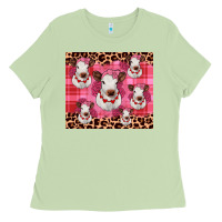 Matcha calf valentines tumbler Ladies Tee - JahusDesignShop