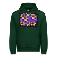 Forest Green halloween bat and roses background Urban Hoodie - BundleAndBundleShop