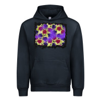 Navy halloween bat and roses background Urban Hoodie - BundleAndBundleShop