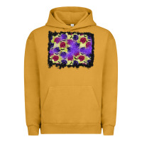Pigment Peanut Butter halloween bat and roses background Urban Hoodie - BundleAndBundleShop