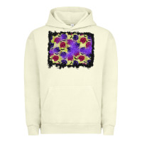 Pigment Pistachio halloween bat and roses background Urban Hoodie - BundleAndBundleShop