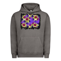 Pigment Tornado halloween bat and roses background Urban Hoodie - BundleAndBundleShop