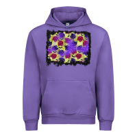 Tulip halloween bat and roses background Urban Hoodie - BundleAndBundleShop