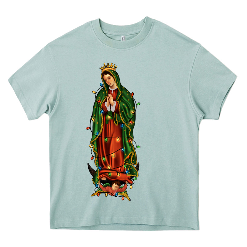 Christmas Our Lady Of Guadalupe Heavy Core Tee by JahusDesignShop | Teevron