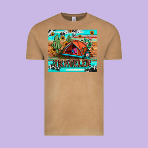 Traveler Tumbler Vintage Tee Designed By Jahusdesignshop