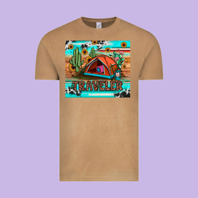 Traveler Tumbler Vintage Tee Designed By Jahusdesignshop