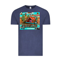 Vintage Denim traveler tumbler Vintage Tee - JahusDesignShop