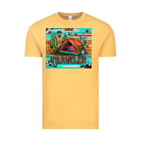Vintage Mustard traveler tumbler Vintage Tee - JahusDesignShop