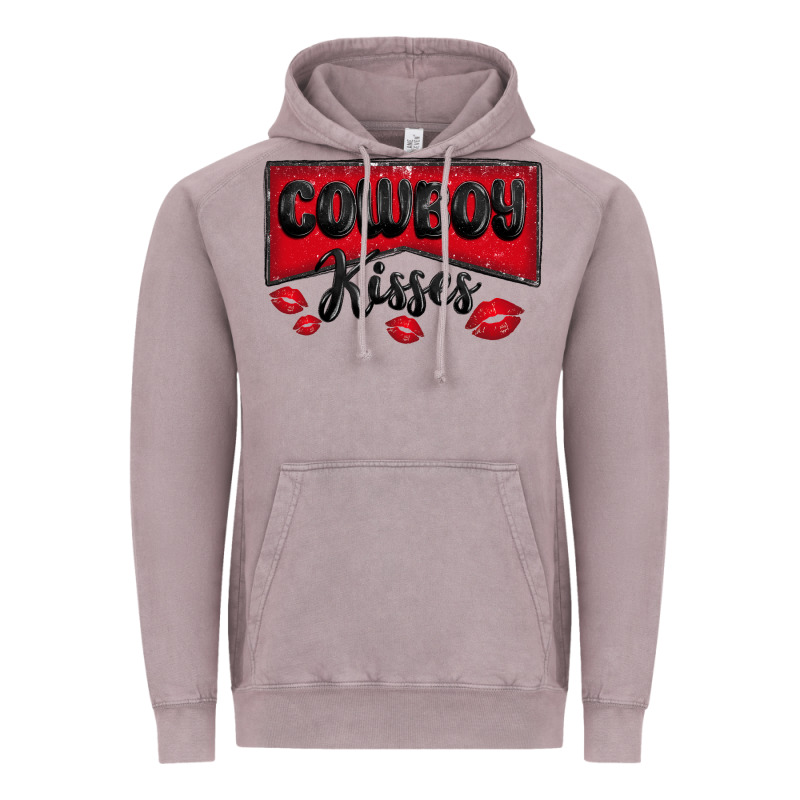 Cowboy Kisses Vintage Hoodie by MaliasSmallBusiness | Teevron