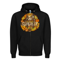 Black Fall Is My Favorite Color Zipper Hoodie - texasbilliewilder
