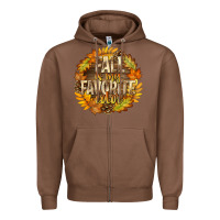 Chestnut Fall Is My Favorite Color Zipper Hoodie - texasbilliewilder