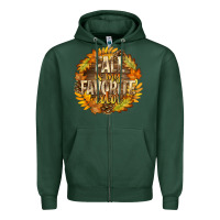 Sports Green Fall Is My Favorite Color Zipper Hoodie - texasbilliewilder