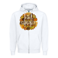White Fall Is My Favorite Color Zipper Hoodie - texasbilliewilder