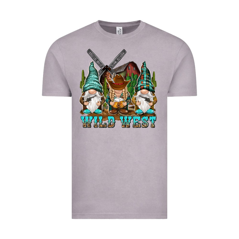 Wild West Gnomies Vintage Tee by NancyCooperArtShop | Teevron