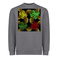 Storm african and leaf seamless pattern Heavyweight Sweatshirt - BundleAndBundleShop