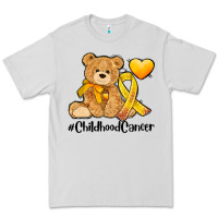 Childhood Cancer And Cancer Ribbon Premium Tee | Teevron