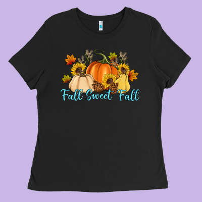 Fall Sweet Fall Ladies Tee Designed By Artiststas