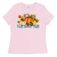 Bubblegum Pink Fall Sweet Fall Ladies Tee - Artiststas