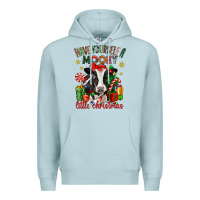 Blue Mist have yourself a little christmas cow Premium Hoodie - CowGirlArtShop