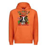 Carrot have yourself a little christmas cow Premium Hoodie - CowGirlArtShop