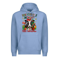 Colony Blue have yourself a little christmas cow Premium Hoodie - CowGirlArtShop