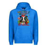 True Royal have yourself a little christmas cow Premium Hoodie - CowGirlArtShop