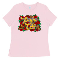 Bubblegum Pink Papa cito Ladies Tee - RanaPortraitStore