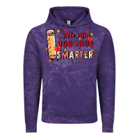 Cloud Purple little miss 100 days smarter Vintage Hoodie - MaliasSmallBusiness