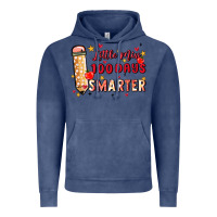 Vintage Denim little miss 100 days smarter Vintage Hoodie - MaliasSmallBusiness