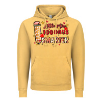 Vintage Mustard little miss 100 days smarter Vintage Hoodie - MaliasSmallBusiness