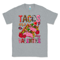Heather Grey tacos are my valentine Classic Tee - NancyCooperArtShop