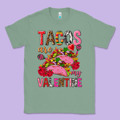 Tacos Are My Valentine Classic Tee Designed By Nancycooperartshop